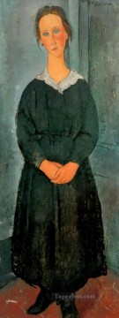 Amedeo Modigliani Painting - servant girl Amedeo Modigliani